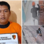 Tampang oknum personel Brimob berinisial AS yang menggasak emas di Toko Emas Sinar Logam di Papua Barat pada Kamis (17/7/2025).