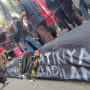 Keranda Hitam Matinya Keadilan Muncul Jelang Sidang Vonis Hasto