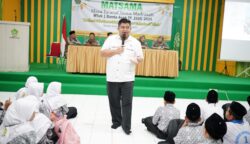 Ratusan siswa baru MTsN 1 Banda Aceh mengikuti pembekalan penting mengenai pencegahan paham intoleransi dan radikalisme dalam rangka Masa Ta’aruf Siswa Madrasah (Matsama), Rabu, 16 Juli 2025. (Foto: Ist)