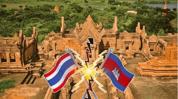 Kuil Preah Vihear, situs warisan Hindu berusia 900 tahun di perbatasan Kamboja dan Thailand, jadi titik sengketa berdarah dua negara.