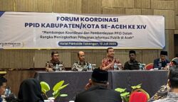 Forum Koordinasi Pejabat Pengelola Informasi dan Dokumentasi (PPID) Kabupaten/Kota se-Aceh ke-XIV yang digelar di Aceh Tengah, Kamis (10/7). (Foto: Ist)