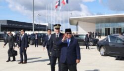 Presiden Republik Indonesia, Prabowo Subianto, kembali ke Tanah Air pada Selasa (15/7/2025).
