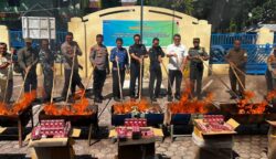 Kantor Pengawasan dan Pelayanan Bea dan Cukai Tipe Madya Pabean C Langsa memusnahkan barang milik negara (BMMN) hasil penindakan selama November 2024 hingga Mei 2025.