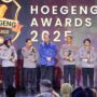 Penyerahan Hoegeng Awards 2025 kepada lima polisi tekadan di Auditorium STIK-PTIK Lemdiklat Polri, Jakarta Selatan, pada Rabu (16/7). (Foto: Ist)