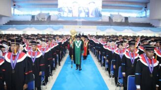 1.305 lulusan IPDN diwisuda dalam Sidang Senat Terbuka Tahun Akademik 2024/2025 di Gedung Balairung Rudini, Kampus IPDN Jatinangor, Kabupaten Sumedang, Jawa Barat, Rabu (23/7/2025). (Foto: Dok. Humas IPDN)