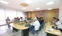 Audiensi perwakilan sejumlah perusahaan dengan manajemen BPKS, Jum'at (25/7/2025). (Foto: Infoaceh.net/Andi Armi)