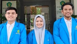 3 mahasiswa Prodi Sejarah dan Kebudayaan Islam, Fakultas Adab dan Humaniora UIN Ar-Raniry, meraih prestasi nasional pada ajang Olimpiade Sejarah Islam Nasional (OSINAS) 2025. (Foto: Ist)