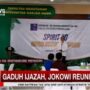 Presiden Joko Widodo melontarkan candaan tajam soal ijazah saat memberi sambutan di reuni ke-45 Angkatan 80 Fakultas Kehutanan UGM, Sabtu (26/7/2025). (Foto: Ist)