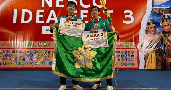 Fadel Muhammad Riayadi dan Maulidir Hidayat. (Foto: Humas USK).