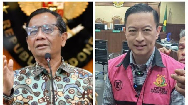 Mahfud MD dalam video YouTube resminya saat menyatakan vonis 4,5 tahun kepada Tom Lembong adalah kesalahan hukum besar karena tidak terbukti mens rea maupun actus reus.