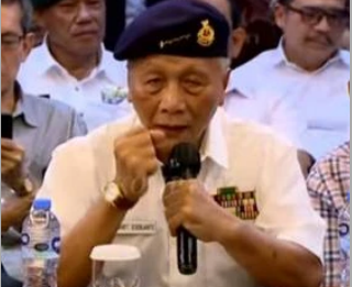 antan Kepala Staf Angkatan Laut (KSAL), Laksamana TNI (Purn) Slamet Soebijanto