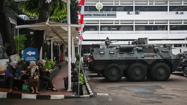 Dua Kendaraan Tempur TNI Terparkir di Gedung Kejagung, Ini Penjelasan Kapuspenkum