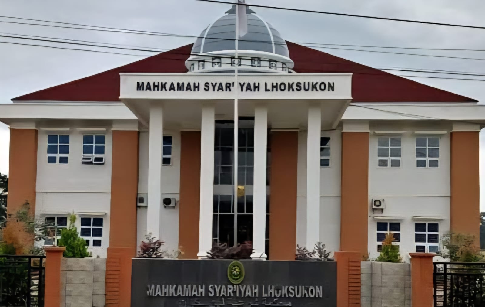 Kantor Mahkamah Syar'iyah Lhoksukon paling banyak menerima gugatan perceraian dari warga Kabupaten Aceh Utara. (Foto: Ist)