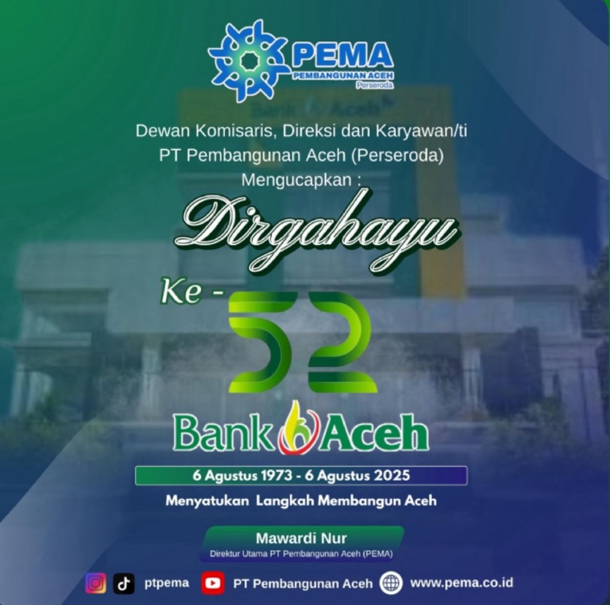 IKLAN PEMA ULANG TAHUN BANK ACEH