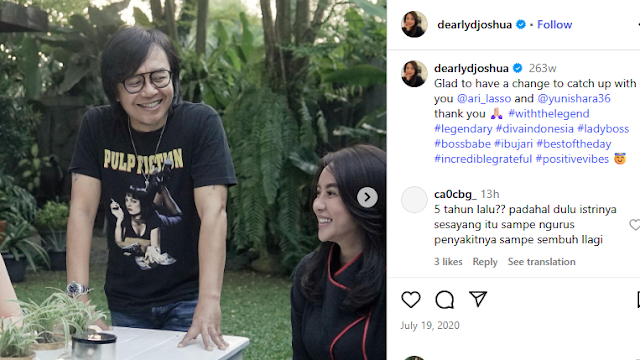 Diduga Selingkuh, Netizen Sorot Foto Ari Lasso & Dearly Joshua 5 Tahun sebelum Cerai: Ini Benih-benihnya