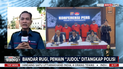 Netizen Jadi Bertanya-tanya Pemain Judi Ditangkap karena Rugikan Bandar, Berarti Polisi Tahu Bandarnya, Kenapa Gak Ditangkap?